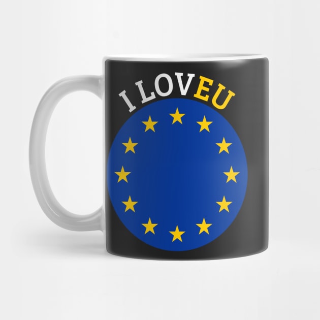 I Love EU Anti Brexit by Mas Design